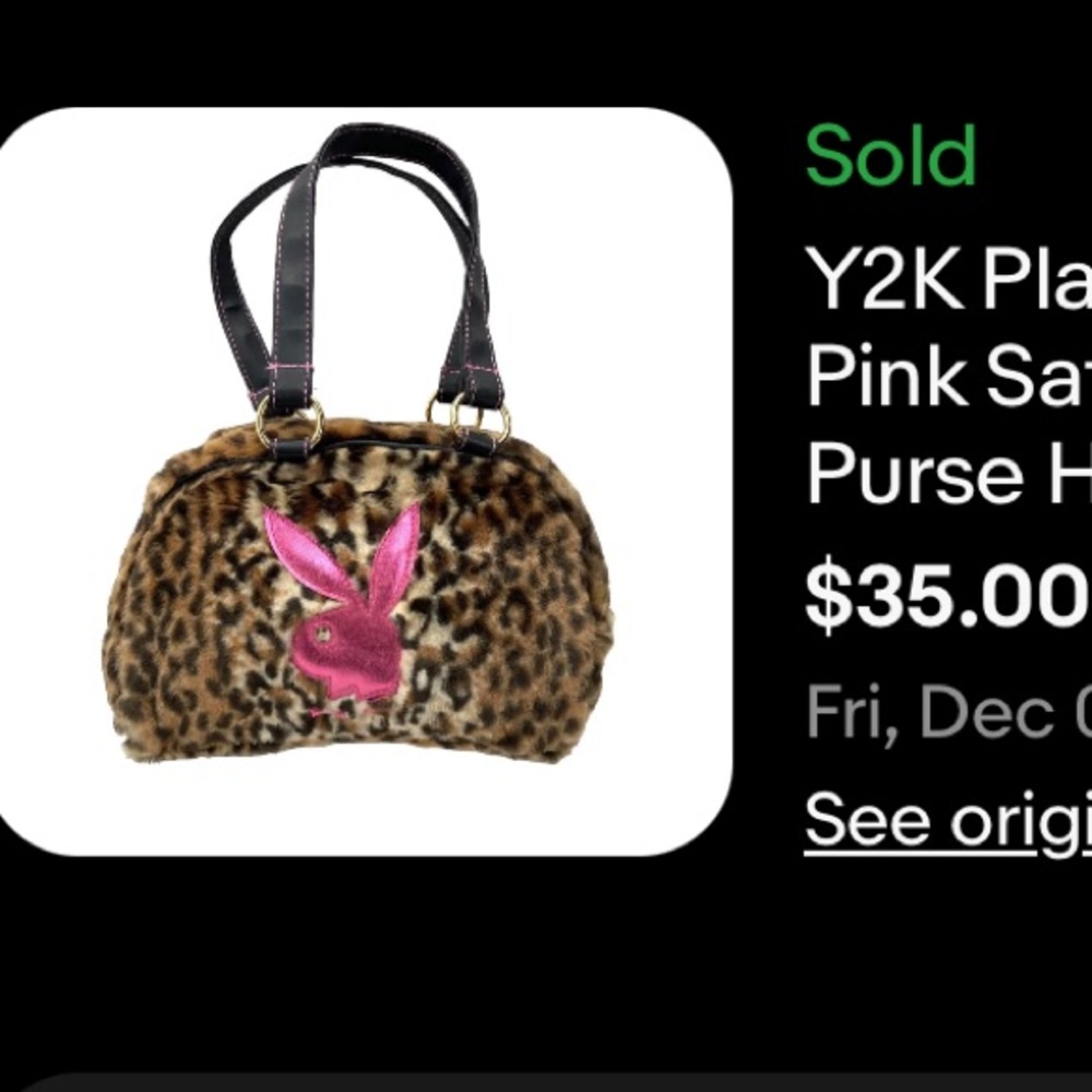 ISO playboy cheetah bag